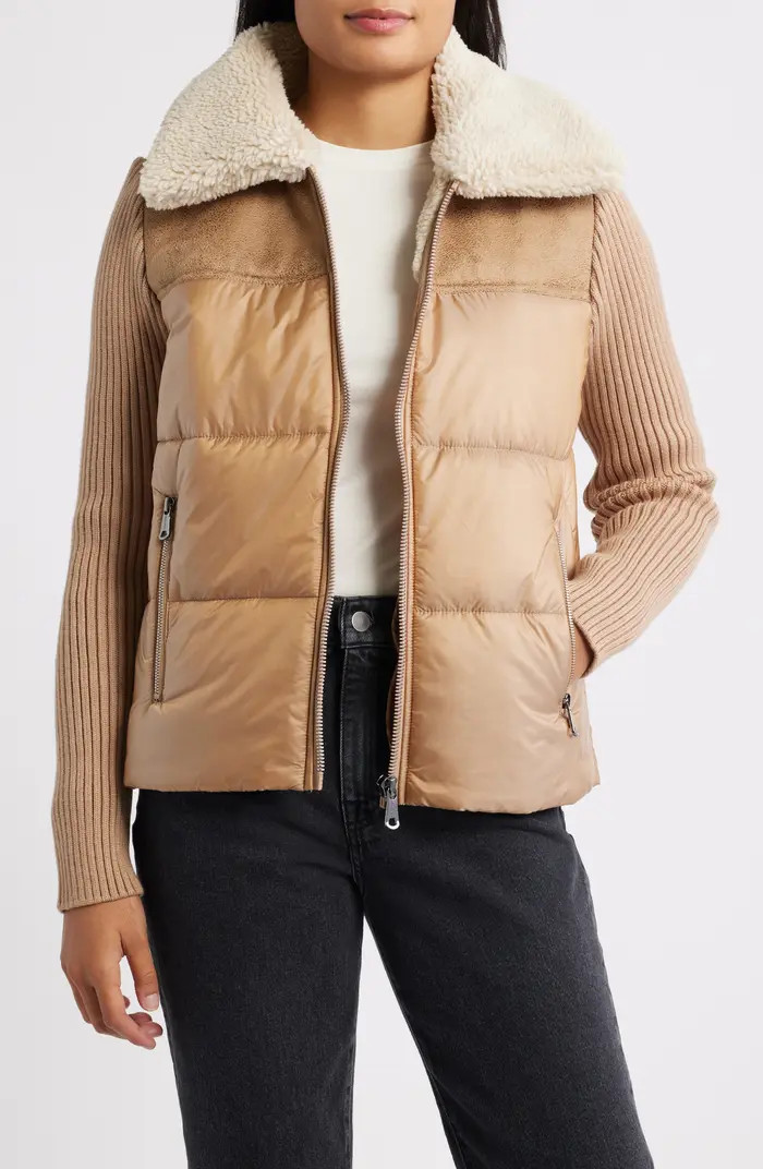 Breck EcoPlume™ Puffer Knit Jacket | Nordstrom