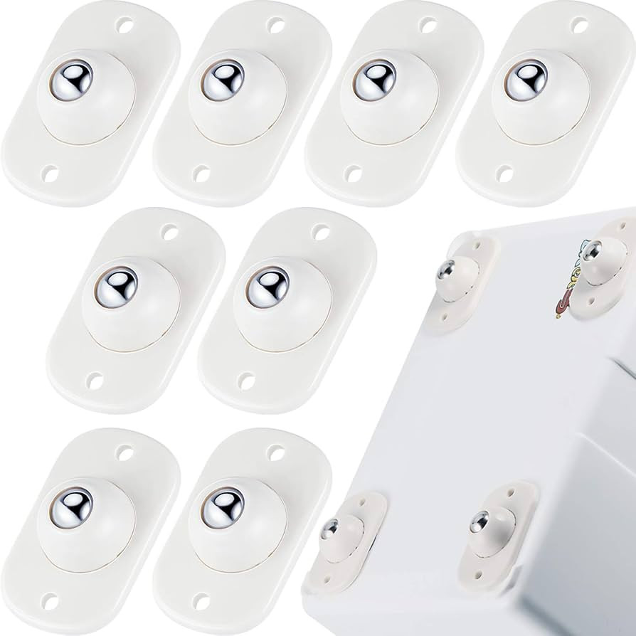 Honoson 8 Pcs Self Adhesive Caster Wheels Appliance Rollers Appliance Sliders for Kitchen 360\u00... | Amazon (US)