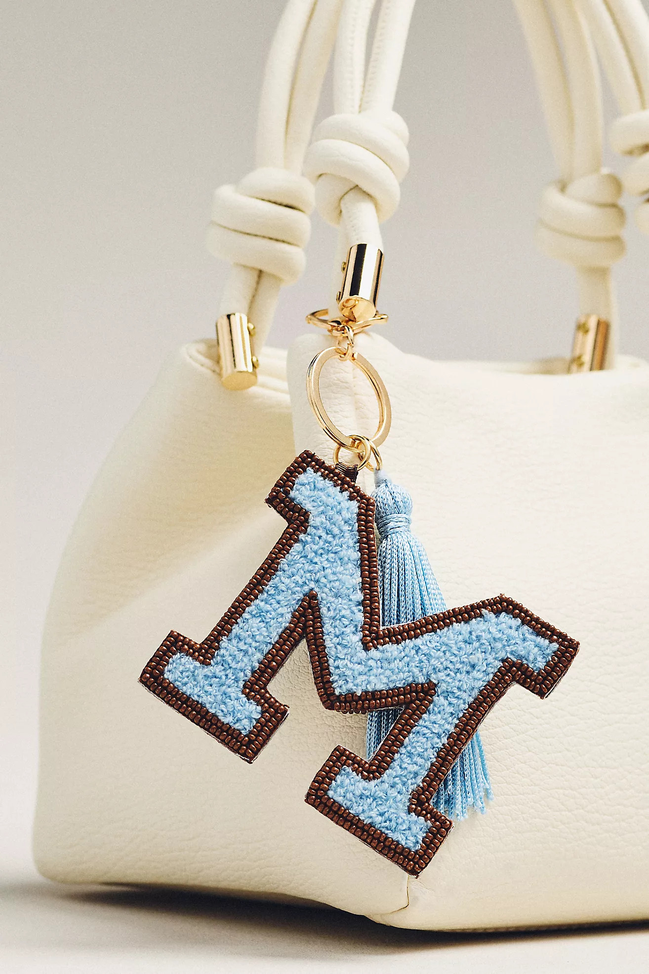 Varsity Monogram Bag Charm | Anthropologie (US)