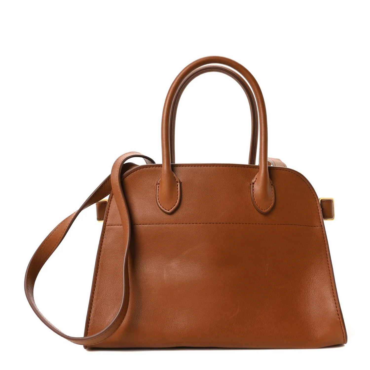 Polished Saddle Calfskin Soft Margaux 10 Bag Cuir | FASHIONPHILE (US)