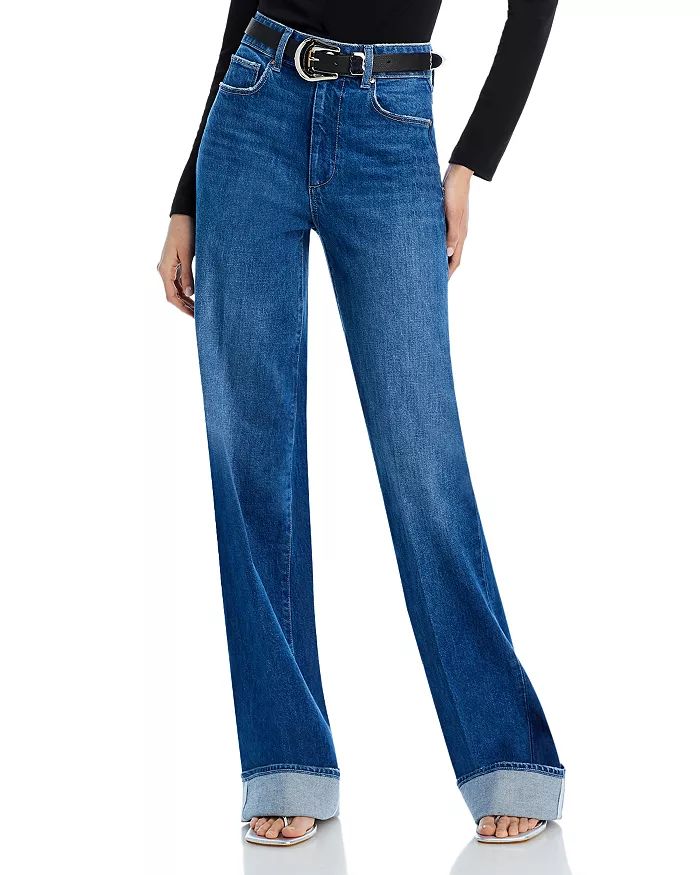 Sasha High Rise Wide Cuff Jeans in Nadira | Bloomingdale's (US)