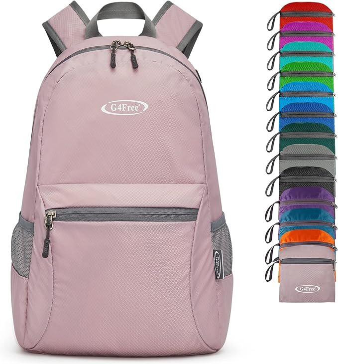 G4Free 20L Lightweight Packable Backpack Travel Hiking Daypack Foldable Backpack for Men Women | Amazon (US)