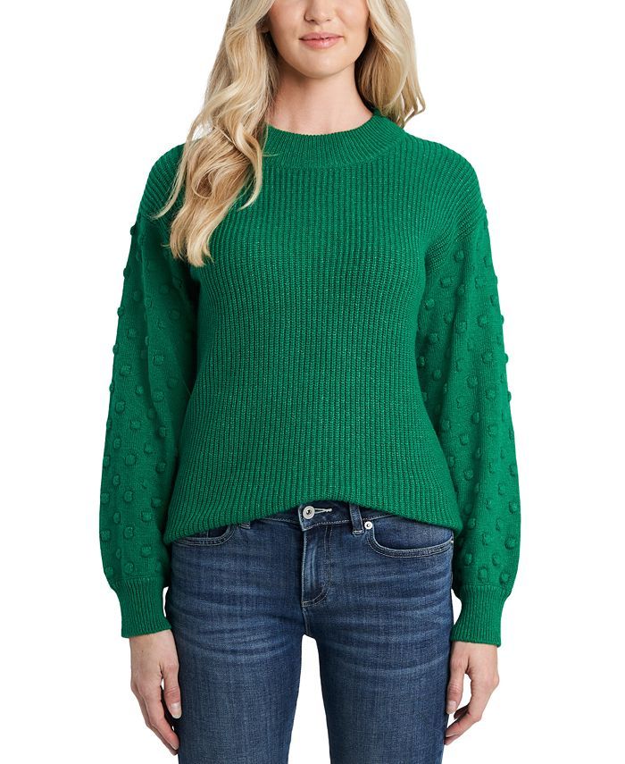 CeCe 3D Polka Dot Sweater & Reviews - Sweaters - Women - Macy's | Macys (US)