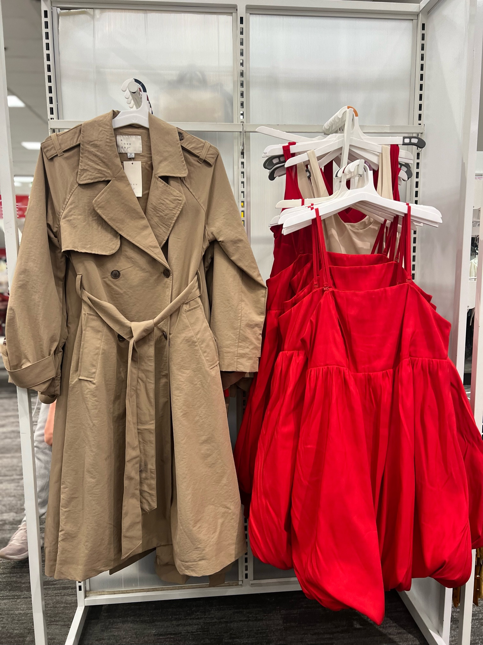 Women's Taffeta Mini Shift Dress and trench coat 

#LTKStyleTip #LTKHoliday #LTKMidsize