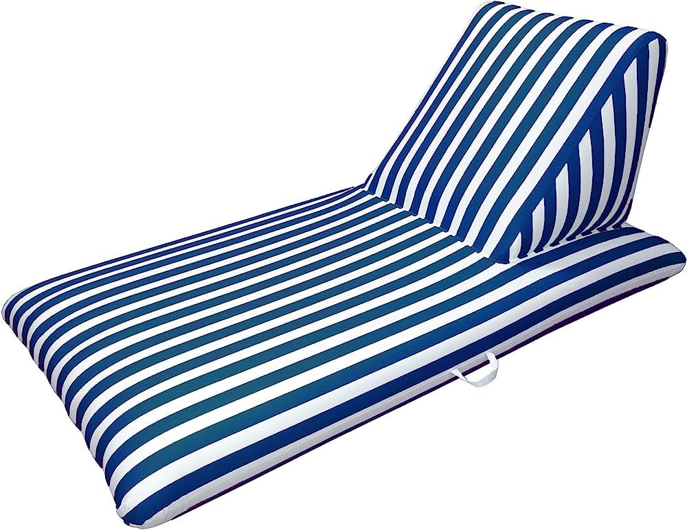 Drift and Escape Pool Chaise Lounge, Navy Blue, 74"L x 42"W x 29"H | Amazon (US)