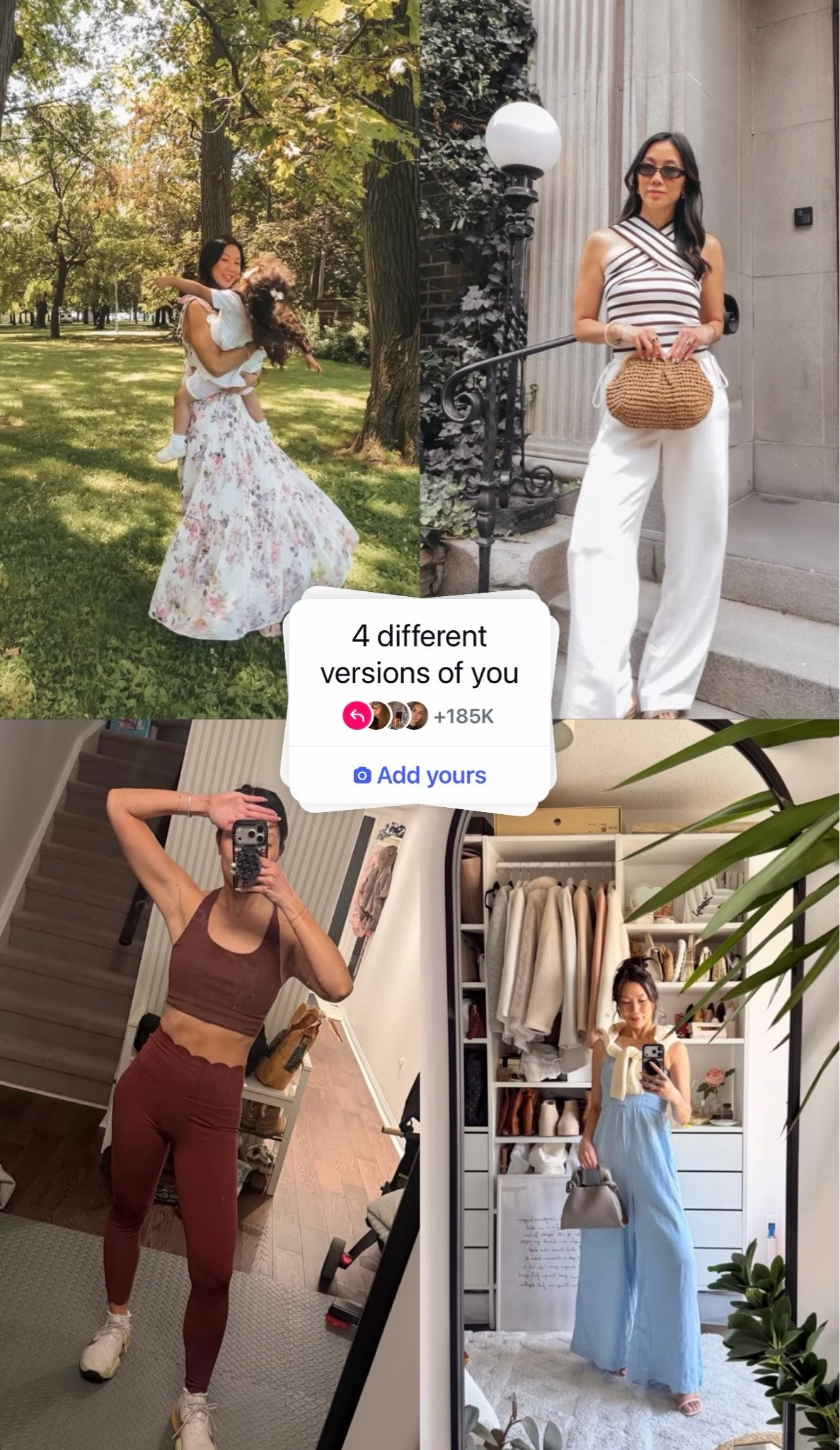 4 versions of me: mommy, workwear, workout and weekend

#LTKdresses #LTKfitness #LTKworkwear
