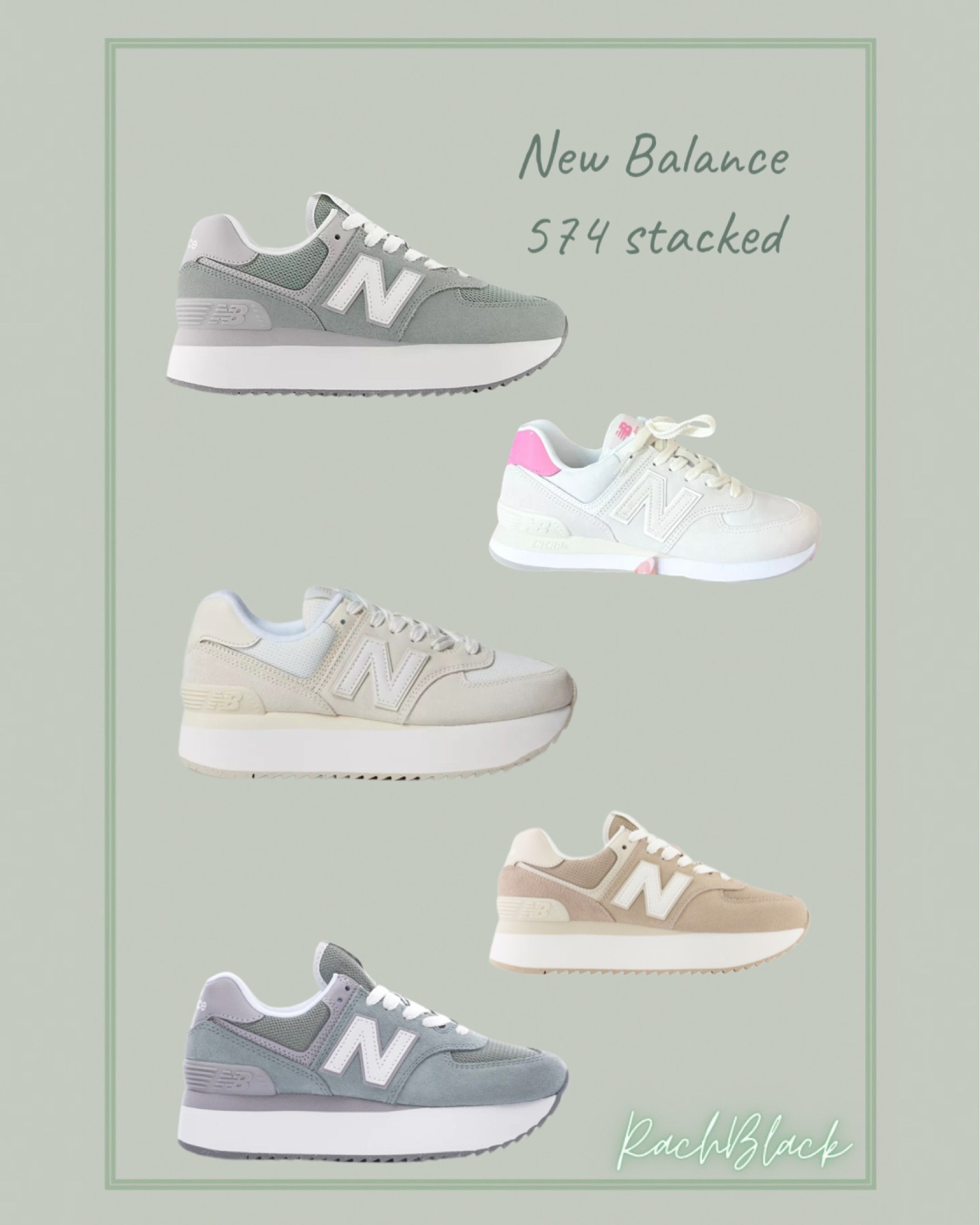 New balance 574 stacked 

Platform sneaker 