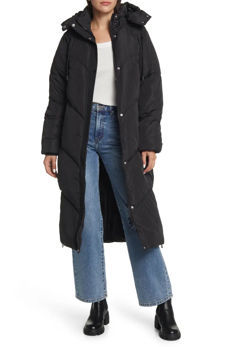 Topshop Longline Puffer Jacket | Nordstrom | Nordstrom