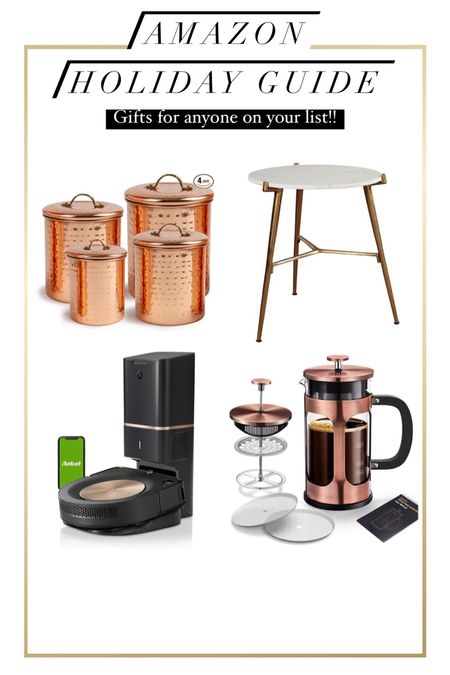 Crowd pleasing Amazon gifts that they’ll love!! 🎁 The side table would look beautiful in any space!! @amazon #founditonamazon #ad

#LTKGiftGuide #LTKHoliday #LTKSeasonal