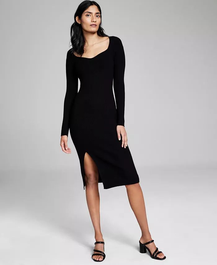 And Now This Women's Sweetheart-Neck Sweater Dress - Macy's | Macy's Canada