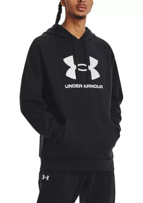 Under Armour Men's UA Rival Fleece Logo Hoodie, Black, Small | Belk