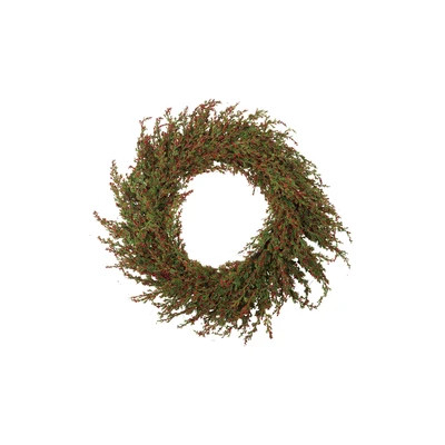 32" Faux Red Pepper Berry Wreath | Cottage and Key