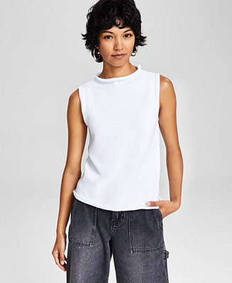 Women's Sleeveless Mock Neck Sweater | Macy's