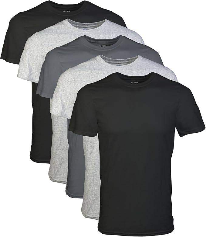 Gildan Men's Crew T-Shirts, Multipack | Amazon (US)