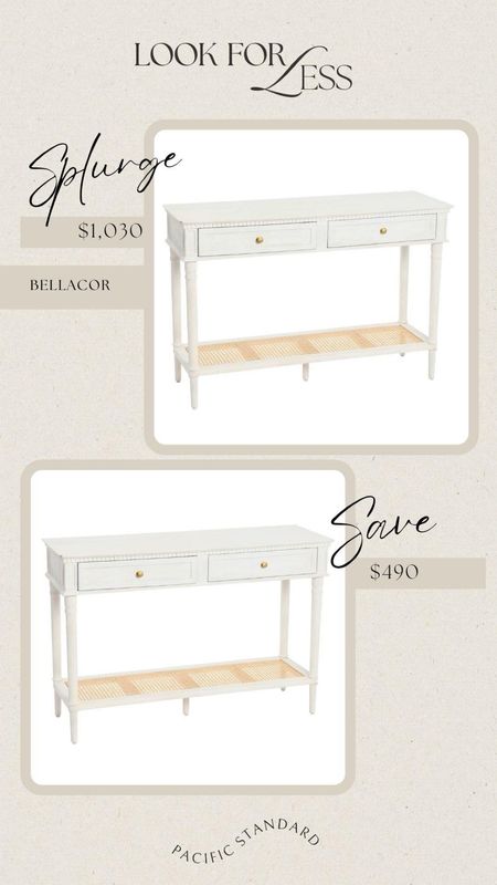 Daily Find #488 | Bellacor Coastal White Console Table #lookforless 

Today's look for less find is an identical piece at a fraction of the price on Bellacor! Links in comments

Look for less, splurge vs. save, affordable find, 

#LTKstyletip #LTKhome