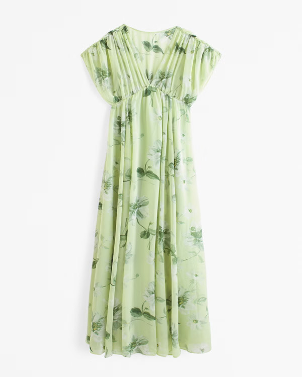Women's Dolman Sleeve Flowy Maxi Dress | Women's Dresses & Jumpsuits | Abercrombie.com | Abercrombie & Fitch (US)