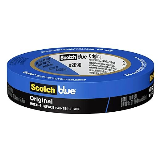 ScotchBlue Original Multi-Surface Painter's Tape, 0.94 Inches x 60 Yards, 1 Roll, Blue, Paint Tap... | Amazon (US)