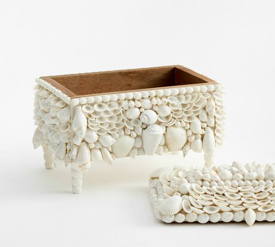 Decorative Shell Box | Pottery Barn (US)