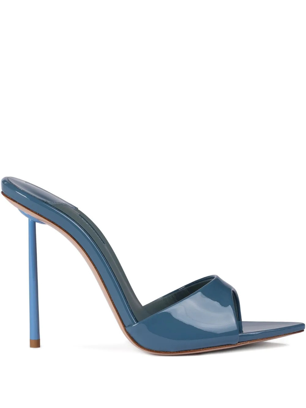 Le Silla 120mm Bella patent leather stiletto sandals - Blue | Farfetch Global