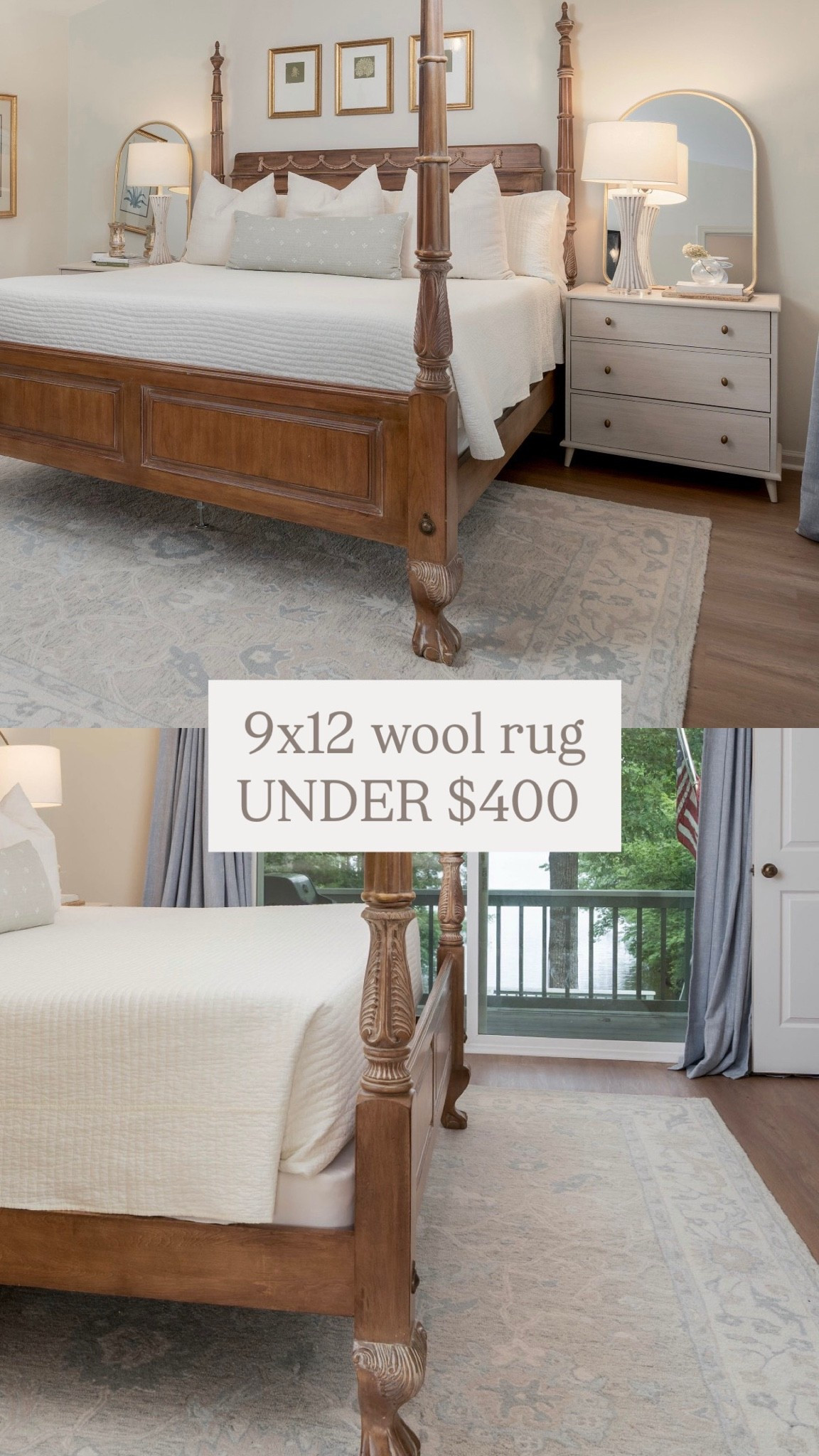 Muted blues, creams and taupe. This wool oriental Turkish style rug blends well into many decor styles like traditional and coastal! Shown here in 9x12