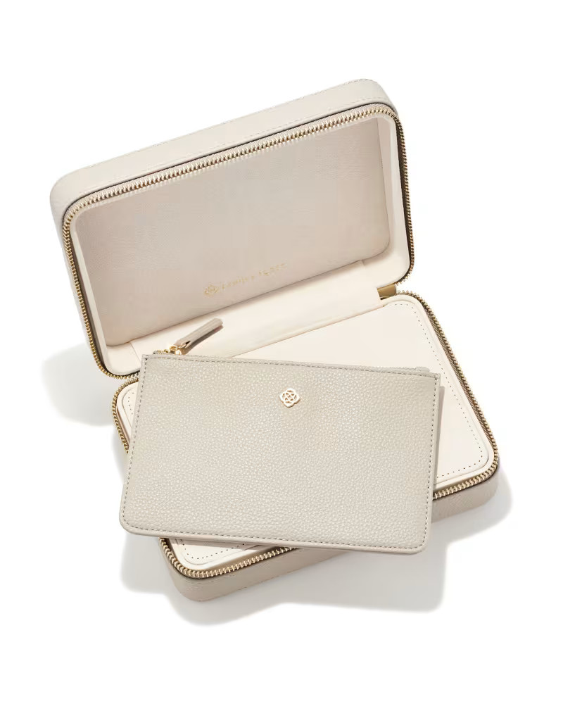 Medium Travel Jewelry Case in Taupe | Kendra Scott