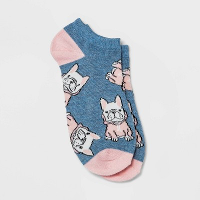Women's Cozy Pups Low Cut Socks - Xhilaration™ Denim Heather 4-10 | Target
