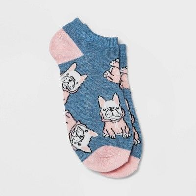 Women's Cozy Pups Low Cut Socks - Xhilaration™ Denim Heather 4-10 | Target