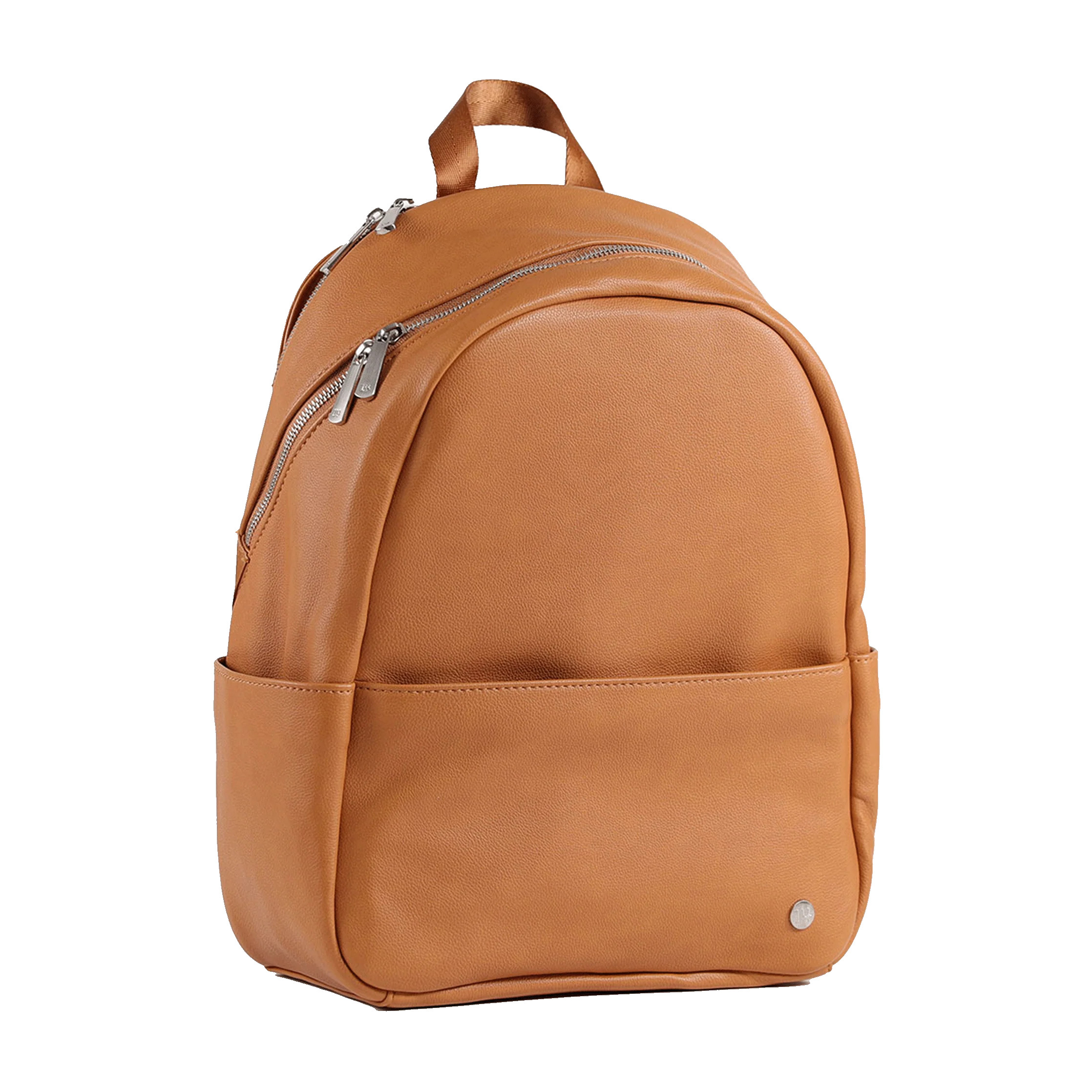 Skyline Backpack Cognac - Brushed Nickel Hardware | Little Unicorn