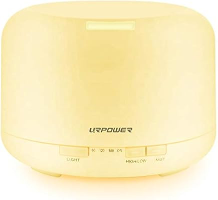 URPOWER Upgraded 500ML Essential Oil Diffuser Humidifiers Ultrasonic Aromatherapy Diffusers with ... | Amazon (US)