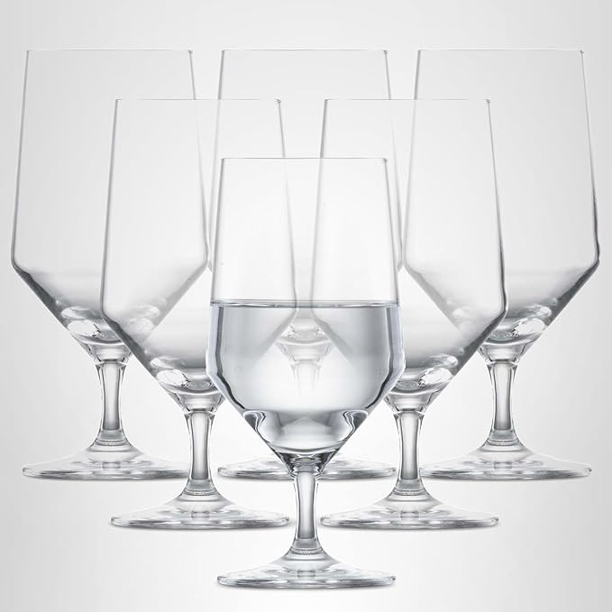 ZWIESEL GLAS Pure Water Glass (Set of 6), Drinking Glasses for Water, Dishwasher-Safe Machine-Mad... | Amazon (US)