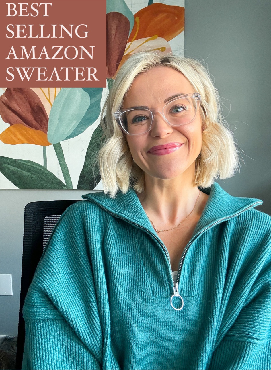 Absolutely love this Amazon sweater and it’s currently 60% off making it $19.99!! Comes in a ton of colors, I size up one to a medium. I have rust, dusty blue and this really pretty deep green. So comfy!! 

#LTKSeasonal #LTKSaleAlert #LTKFindsUnder50
