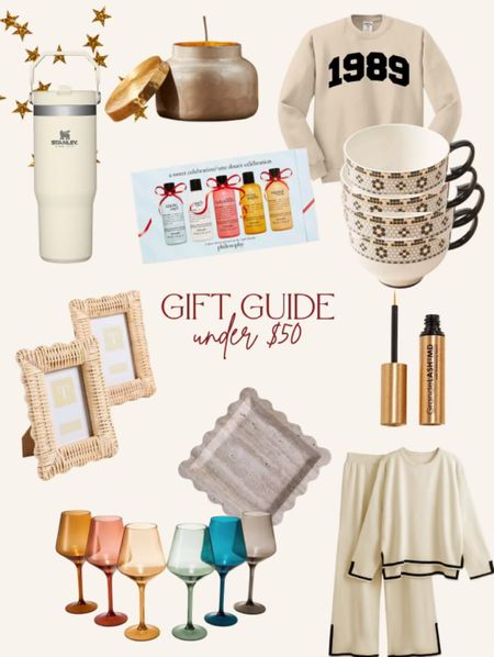 Gift guide under $50 for her!

Amazon home, Amazon gifts, Anthropologie, beauty, Amazon fashion, wine glasses, home decor, Taylor swift, candle

#LTKHoliday #LTKGiftGuide #LTKhome