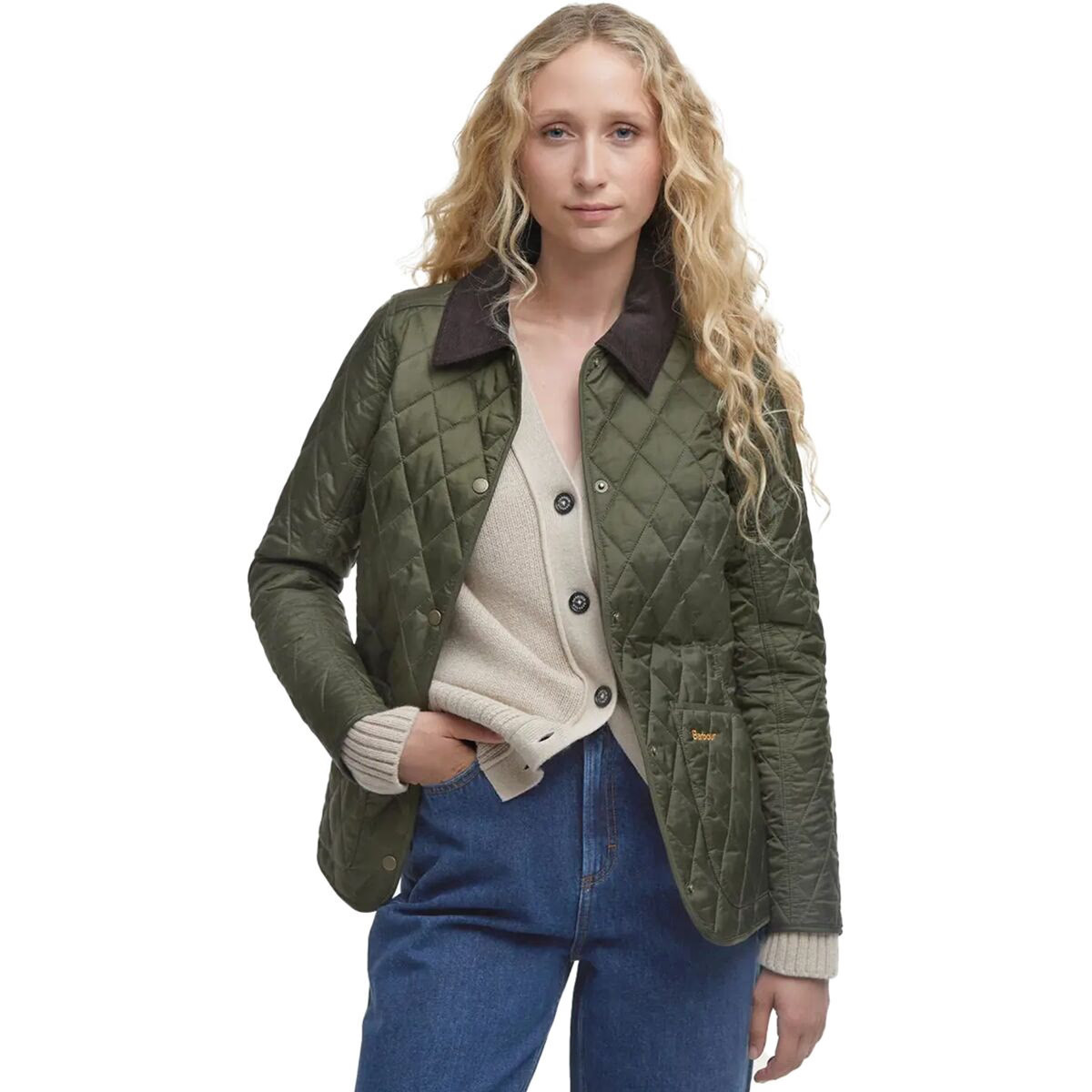 Barbour Annandale Quilt Jacket - Women's Olive, US 2/UK 6 | Backcountry
