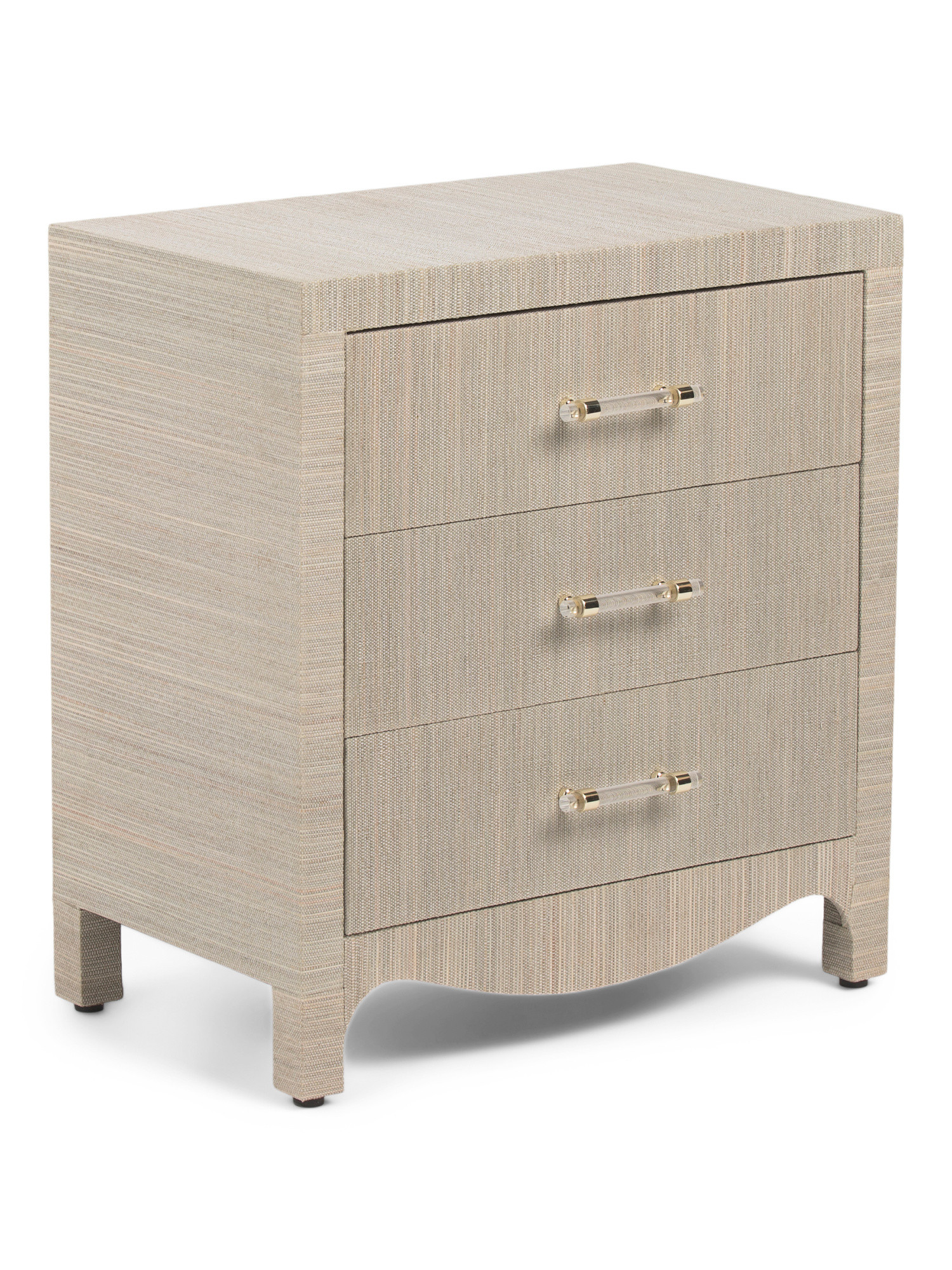 24x14x26 3 Drawer Wavy Bottom Accent Table | TJ Maxx
