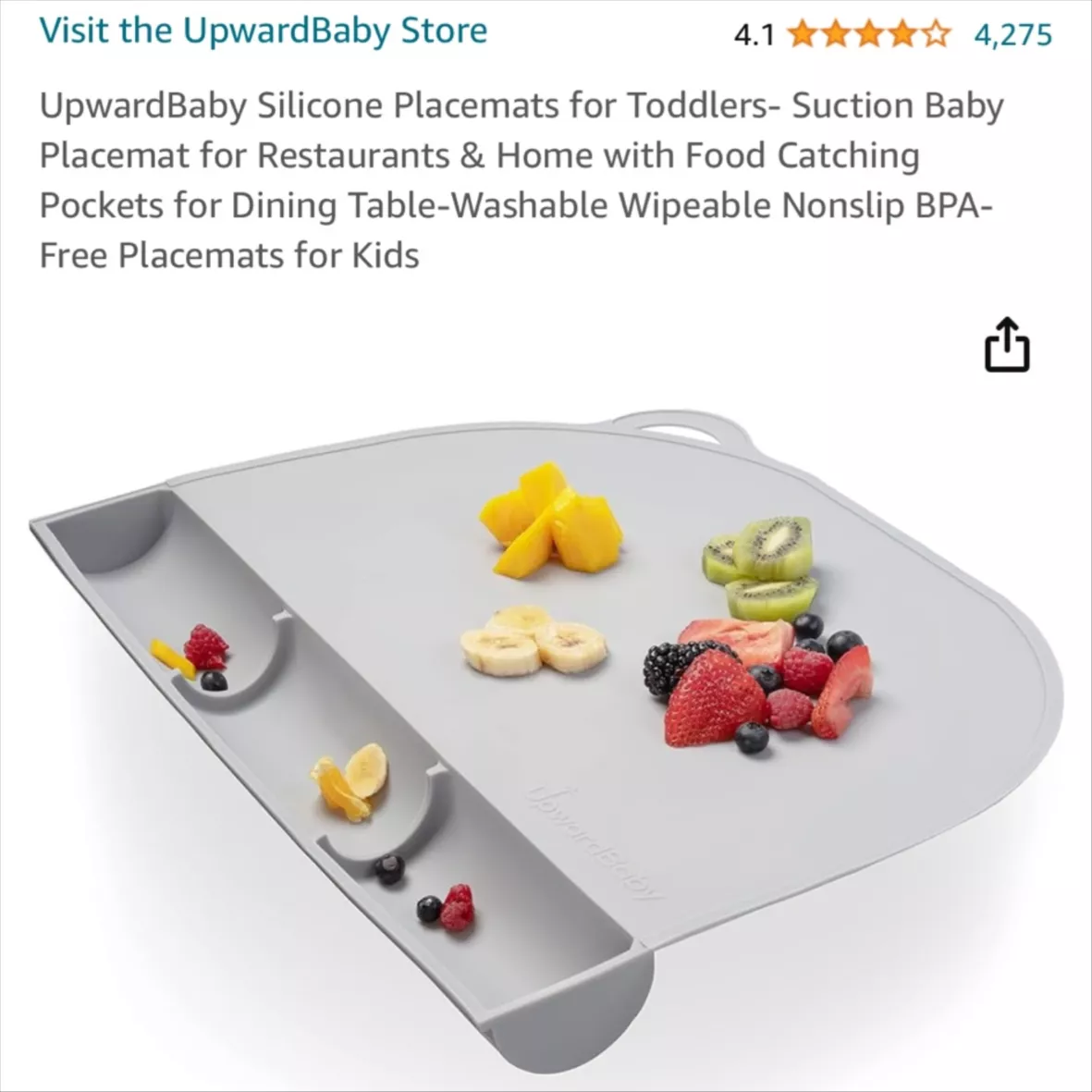 UpwardBaby Silicone Placemats for … curated on LTK