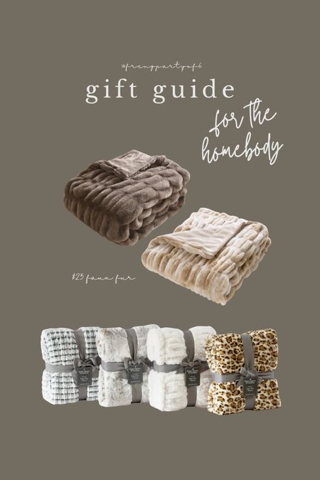 Gift idea for the homebody! These $25 fur throws are so pretty and look just like higher end fur throws!

#LTKhome #LTKGiftGuide #LTKfindsunder50