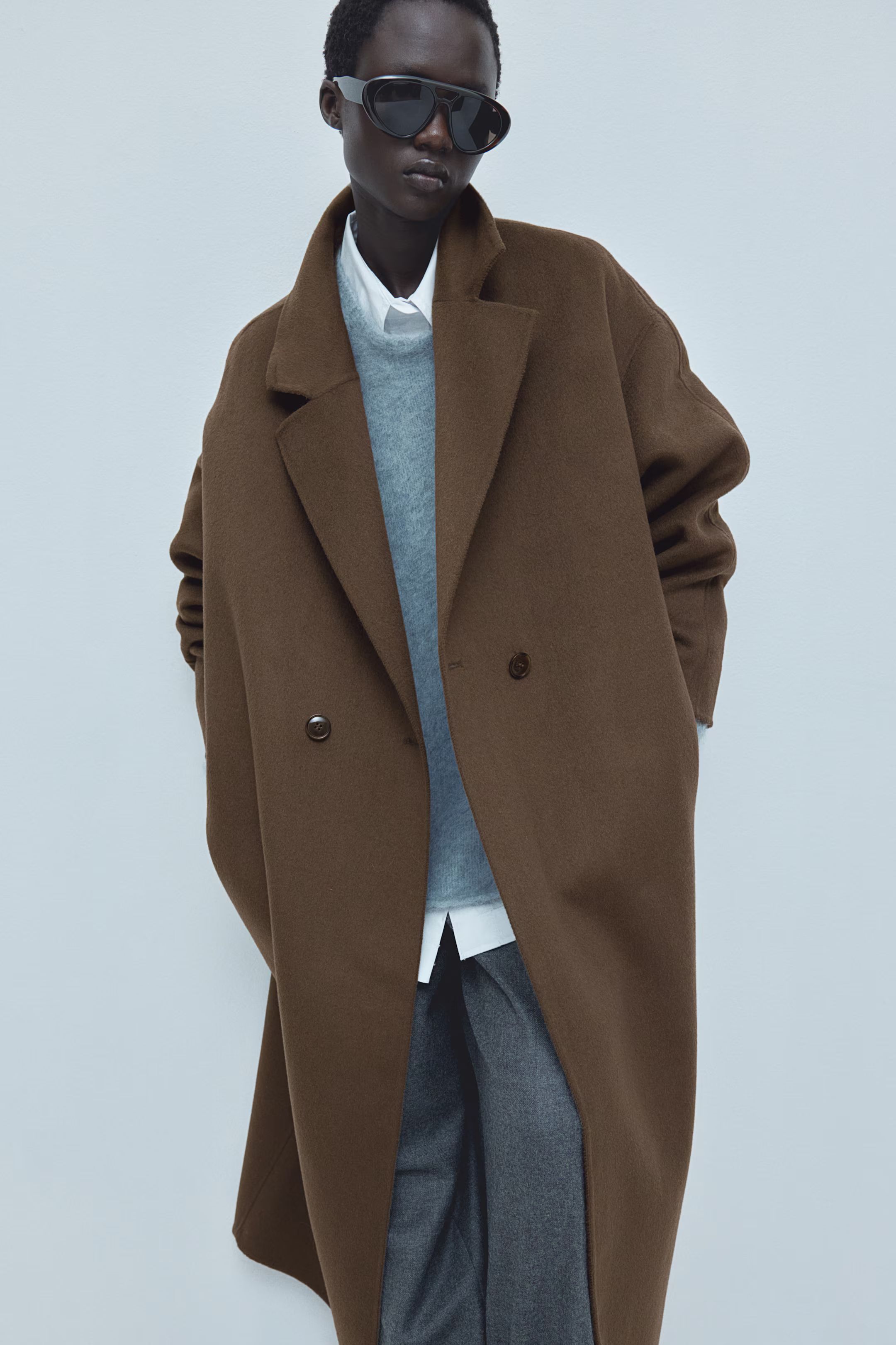 Manteau en laine mélangée | H&M (FR & IT & ES)