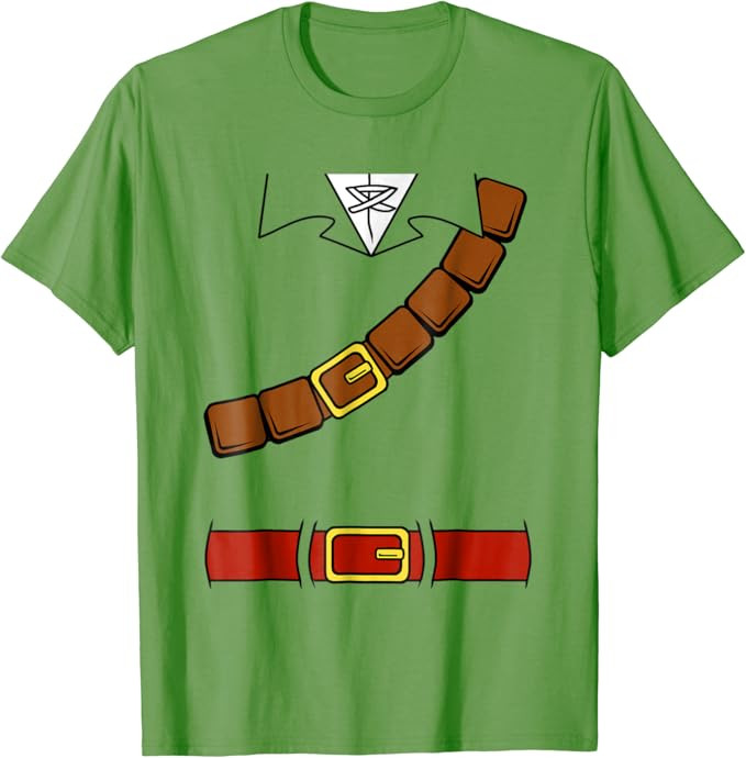 Nintendo Zelda Basic Link Belt and Harness Costume T-Shirt | Amazon (US)