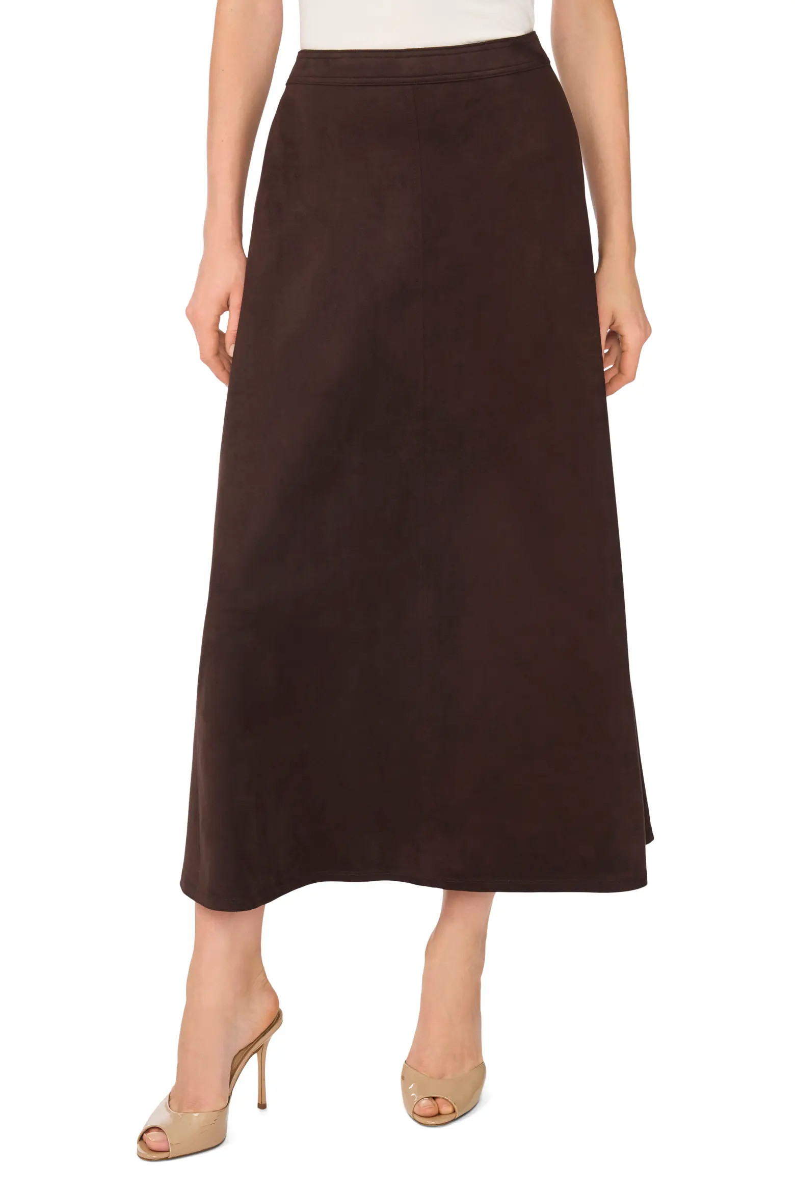 Vince Camuto Faux Suede A-Line Skirt (Women) | Nordstromrack | Nordstrom Rack