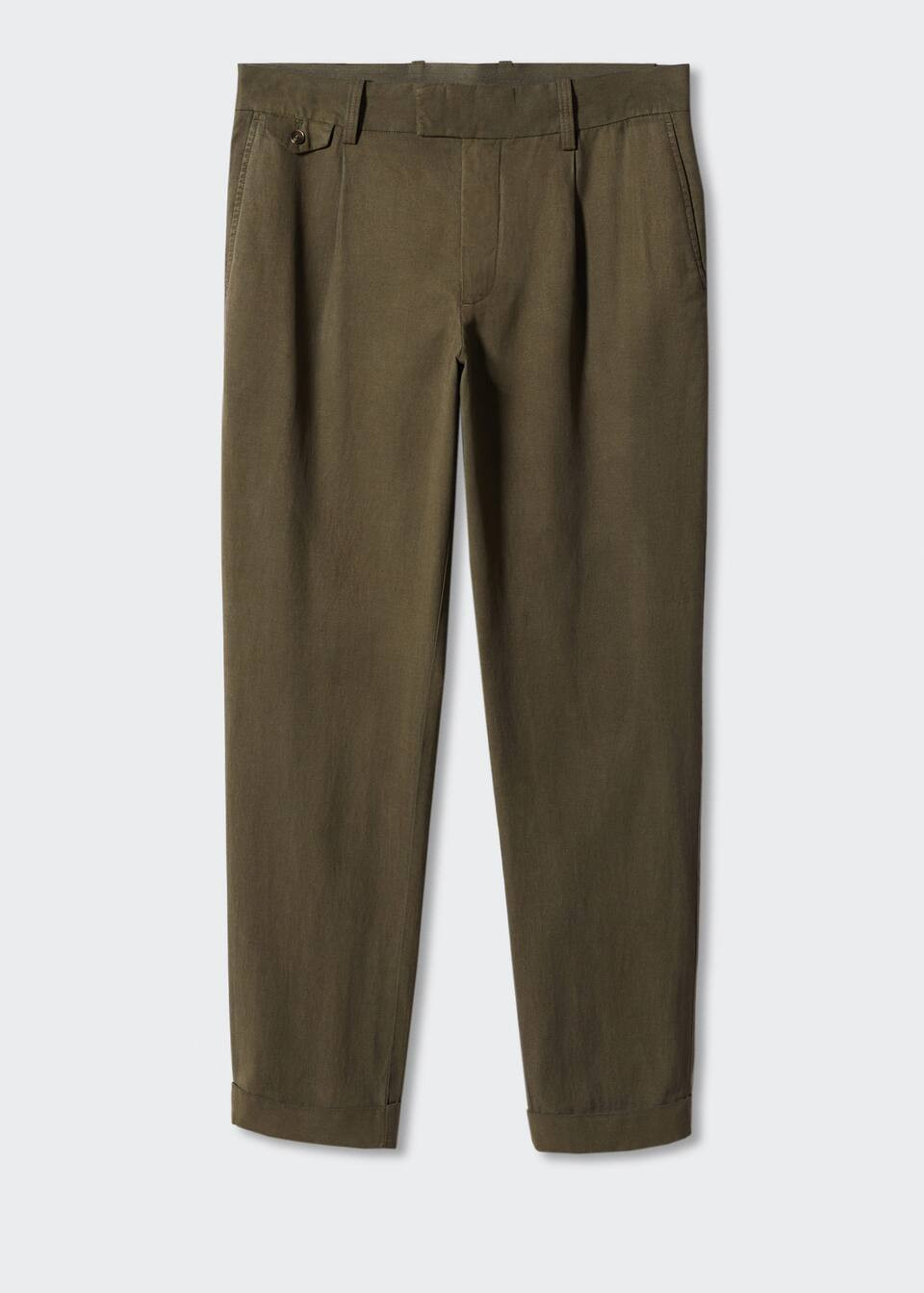 Tapered-fit pleated pants -  Men | Mango Man USA | MANGO (US)