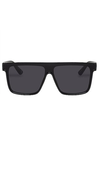 Ara Sunglasses in Shiny Black | Revolve Clothing (Global)