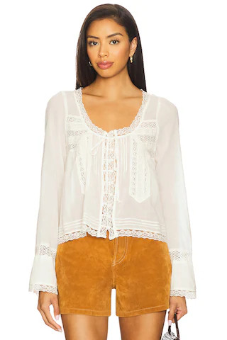Free People Longsleeve Evermore Top in Ivory from Revolve.com | Revolve Clothing (Global)