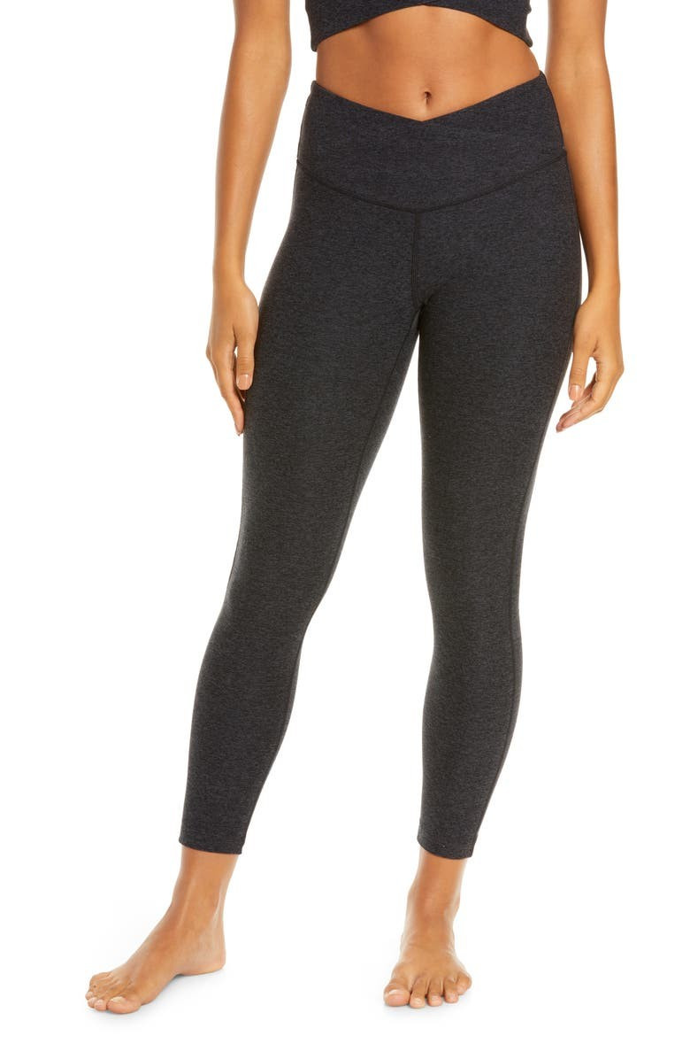 Restore High Waist Soft Cross Band 7/8 Leggings | Nordstrom