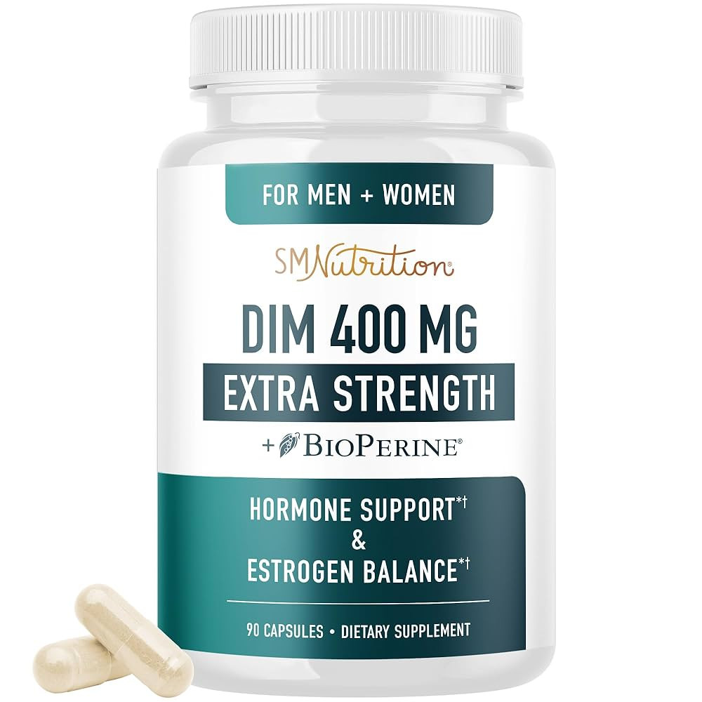 DIM Supplement 400MG Extra Strength | Hormone Balance for Men and Women | Menopause, Acne, Hot Fl... | Amazon (US)