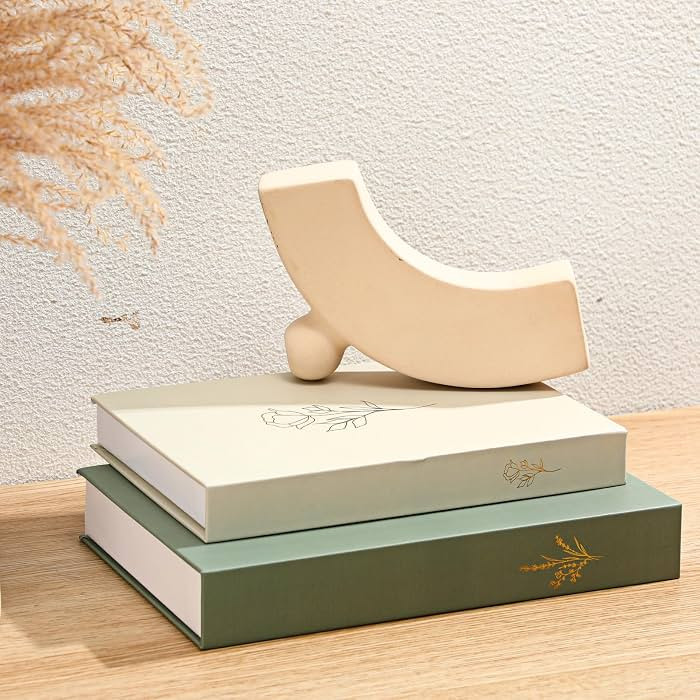 Set of 2 Decorative Books Boxes, Faux Books Stacked for Decoration for Coffee Tables Modern Home ... | Amazon (US)