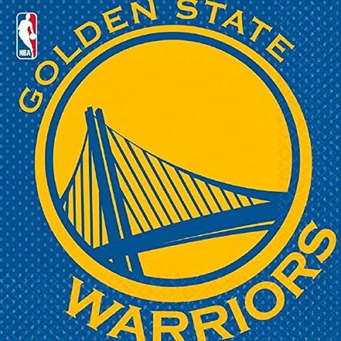 Amscan 513623 Golden State Warriors NBA Collection Luncheon Napkins, 16 pcs | Amazon (US)