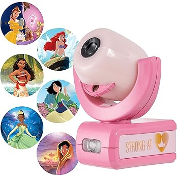 Projectables Disney Princess LED Kids Night Light, Projector, Plug-In, Dusk-to-Dawn Sensor, Belle... | Amazon (US)