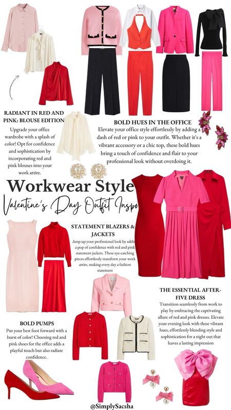 Love is in the air, and so is great office style! This Valentine's Day, let's celebrate love and fashion with our curated collection of workwear outfits that strike the perfect balance between professionalism and elegance.❤️💕

#LTKworkwear