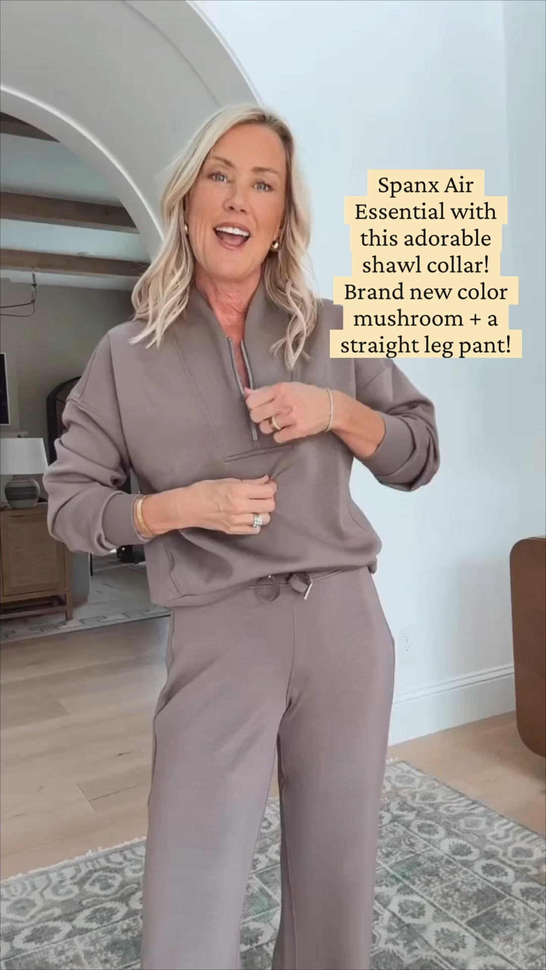 Monthly Top Sellers | Hi Sugarplum!

I’m also such a fan of this shawl collar half zip! The coziest added layer, paired with the straight leg pants, it makes the best travel uniform. 

Shawl collar half zip: xs
Straight leg pant: small regular

#LTKOver40 #LTKSeasonal #LTKSaleAlert