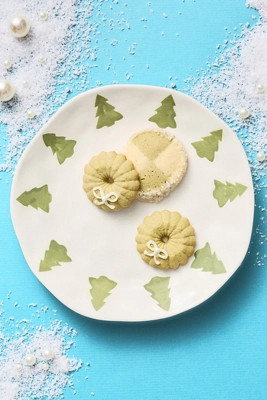 Vida Icon Stoneware Dessert Plate: Holiday Edition | Anthropologie (US)